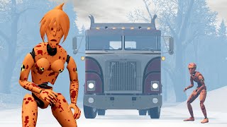 Snow Survival – Crash Test Zombies – BeamNG Drive | Demolition Republic