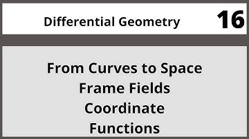 From Curves to Space|Frame Fields|Coordinate Functionsin Hindi Urdu MTH352 LECTURE 16