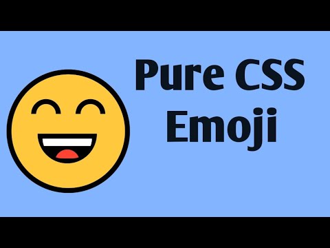 Make emoji pure css.