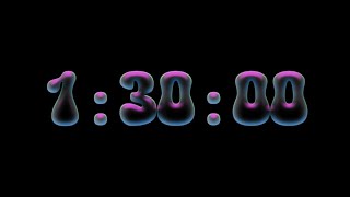 1.5 Hour Countdwon Timer | Bubble Version