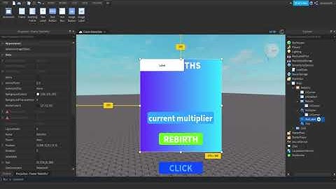 How to make a clicker game/simulator | Clicking Features + Rebirths | Roblox Studio [P1]