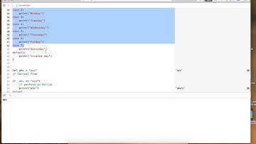 How to implement control flow in swift