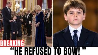 I ONLY BOW TO PAPA! Prince Louis REFUSES To Bow To Camilla In Front Of 30 Foreign Diplomats! Guide