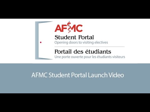 AFMC Student Portal Launch Video