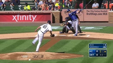 KC@DET: Merrifield opens the scoring with a triple