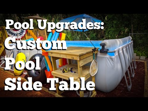 Ultimate Pool Side Table Shelf For Intex Bestway Summer Waves Coleman Above Ground You Coleman Above Ground Pool, Above Ground Pool Side Table