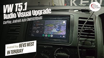 Stereo Upgrade VW T5.1 Apple CarPlay, Android Auto DMX5020DABS KENWOOD #vw #caraudio #automobile