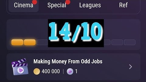 Making Money From Odd Jobs   14 October Tap Swap Watch Daily Video Code  | Tapswap New Code Today? 