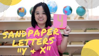 Sandpaper Letters Yy and Xx