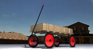 Maya tutorial : How to model a Kid's Cart Part 2 of 2
