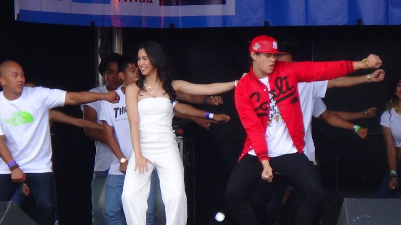 More of Enrique Gil and Julia Barretto at the 'Barrio Fiesta Sa London 2014' (Original Footage)