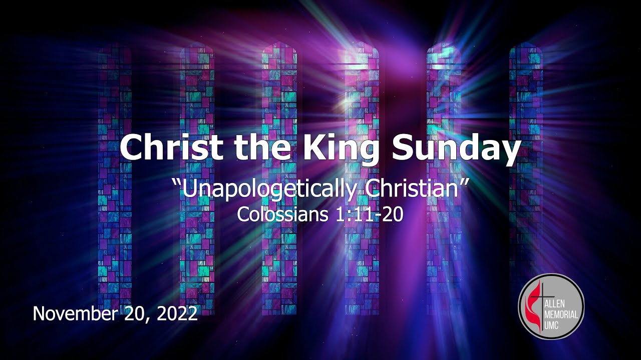 Allen Memorial UMC Sunday Worship November 20, 2022 YouTube