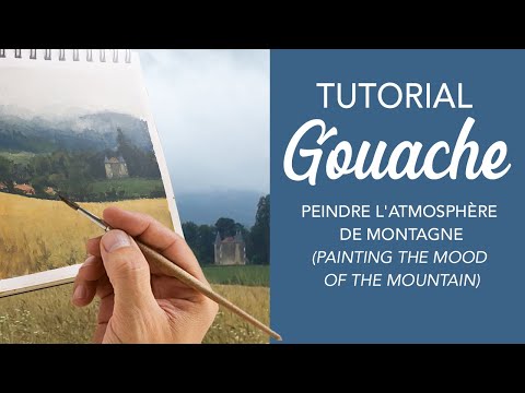 Vidéo: Comment Dessiner Des Montagnes D'hiver à La Gouache