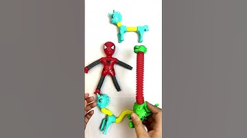 Robots Mini  Pop Sound ASMR Creating satisfying POP #asmrsounds #satisfying  #toys #spiderman