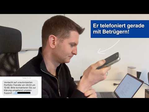 Vorsicht Betrug! Konto leer wegen einer SMS - so läuft der Betrug ab! (Echtes Telefonat)