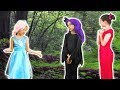 PRINCESS SUMMER HOLIDAY SPECIAL ☀️ PART 3 ☀️ Lost In The Wood - Princesses In Real Life | Kiddyzuzaa