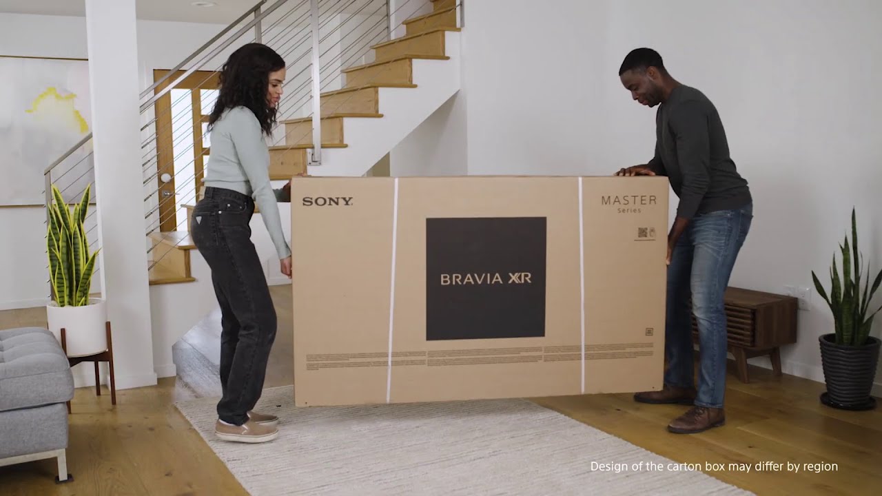 Unboxing Sony BRAVIA® XR MASTER Series A90J TV