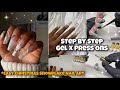 WINTER SNOWFLAKE GEL X PRESS ON NAILS TUTORIAL | BORN PRETTY *NEW PRODUCTS* | STEP BY STEP GEL X