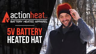 ActionHeat Rechargeable Battery Heated Beanie - TheWarmingStore