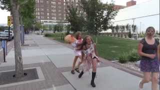 SCREAMING ZOMBIE GIRLS @ 2012 SLC ZOMBIE WALK