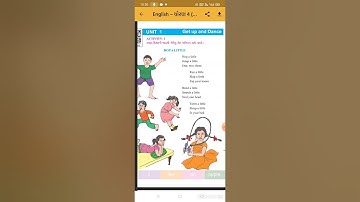 std : 4 Unit -1  Get up and dance