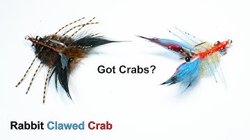 Rabbit Clawed Crab - Not easy but worth it - McFly Angler Fly Tying Tutorial