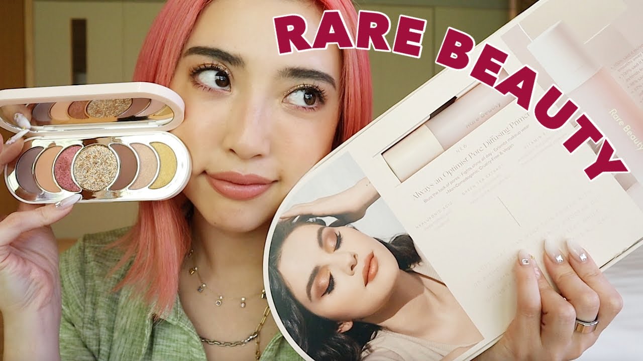 New Makeup Review】Putting on RARE BEAUTY's new makeup products