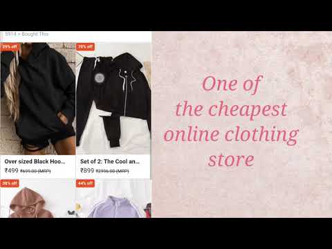 5 unknown affordable (cheap) online clothing websites in india/cheap online clothing websites