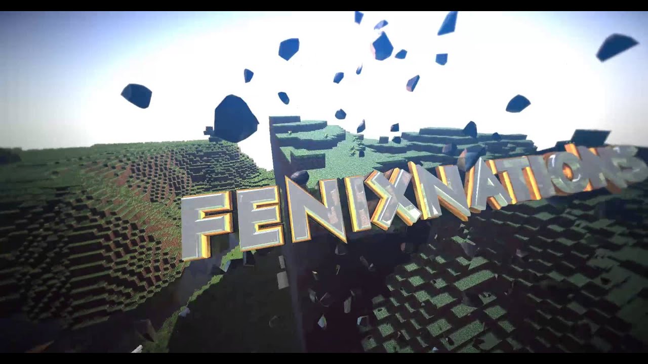 Motion Tracked 3D text in Minecraft clip (Intro idea) [Short Tests ...