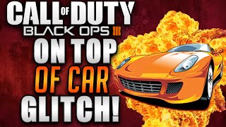 Black Ops 3 Zombie Glitches - Shadows Of Evil On Top Of Car By Spawn Super Jump Glitch!