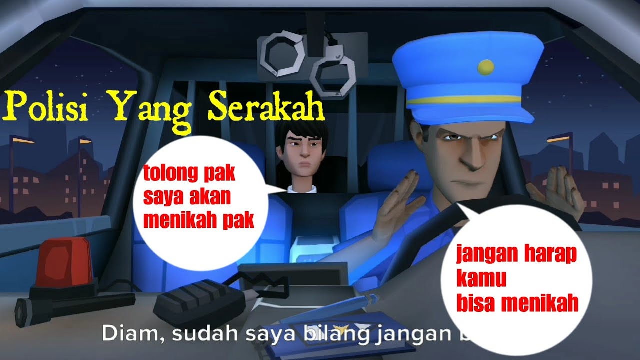Kartun Lucu - Polisi Serakah - YouTube