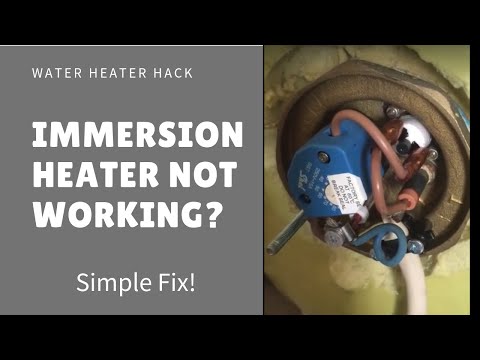 Immersion Heater stopped working? Simple fix for water heater problems #shorts