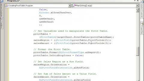 Visual How-to Video: Creating PivotTables In Excel 2007