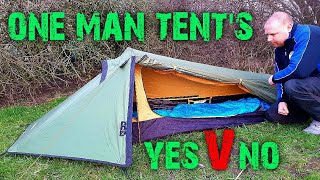 THING TO CONSIDER when buying a ONE MAN TENT! Lightweight backpacking tents.