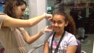 Getting my ears pierced