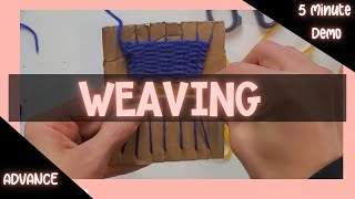 5 Minute Demo:  Weaving | Choice-Based Art Education