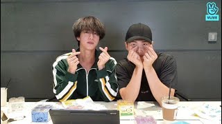 (Eng/Indo Sub) BTS Jin & Namjoon VLive | 210819 | NamJin