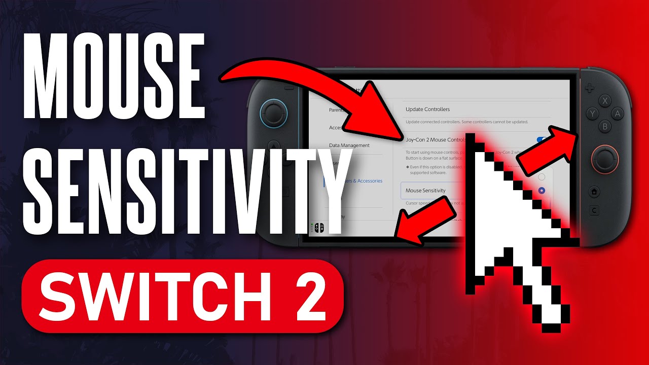How to Change Joy-Con Mouse Sensitivity on Nintendo Switch 2 - YouTube