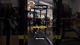 The Second Heaviest High Bar Squat of All Time #olympicweightlifting #powerlifting