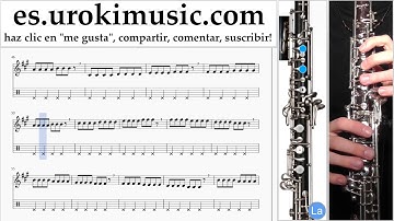 Como Tocar Oboe Sia Elastic Heart Parte#1 Clases Notas Musicales Tutorial Tablatura Maestro