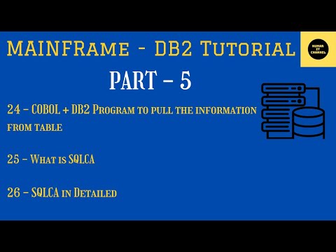 Mainframe DB2 Tutorial - Part 5 ( Refresher)