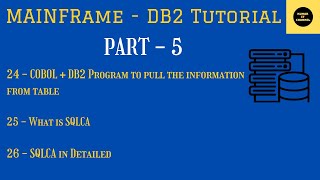 Mainframe DB2 Tutorial - Part 5 ( Refresher)
