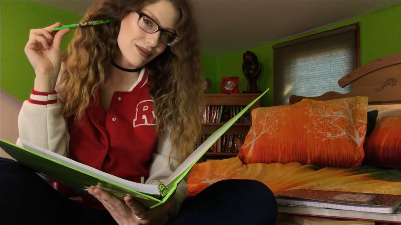 ASMR BEST FRIEND STUDY PARTY