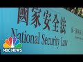 China Passes Controversial Hong Kong National Security Law | NBC News NOW