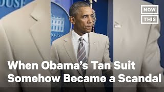 Remember When Obama's Tan Suit Was a Presidential Scandal? | NowThis