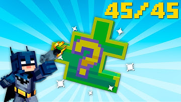 All The Riddler Puzzles Locations - Minecraft x Batman DLC (Collectables)