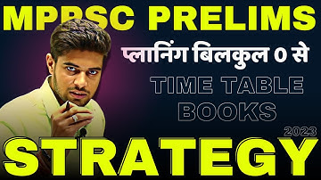 MPPSC Prelims Strategy 2023 | MPPSC Prelims Preparation 2023 | MPPSC Prelims 2023 | MPPSC
