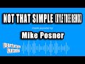 Mike Posner Not That Simple Kyle Tree Remix Karaoke Version mp3