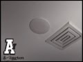 Spring-Mount Ceiling Plate Cover Spring-Mount Ceiling Plate Cover
