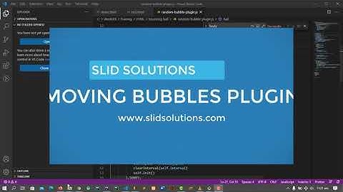 Animated Bubble With Javascript